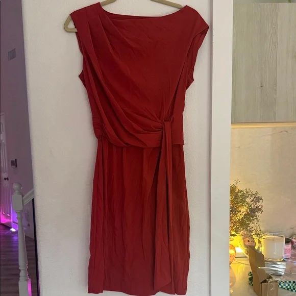 DVF Diane Von Furstenberg Elegant Red Dress - Picture 1 of 4